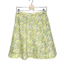 Royal Robbins 100% Cotton Lightweight Yellow Green A Line Skirt