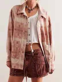 Free People We The Free Cozy In Plaid Shirt