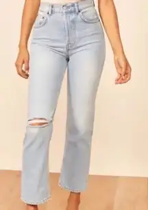 Cynthia high rise straight leg jeans