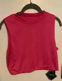 Crop Top, Rose Pink, L