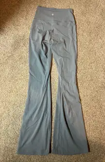 Light Blue Lululemon Flare Leggings