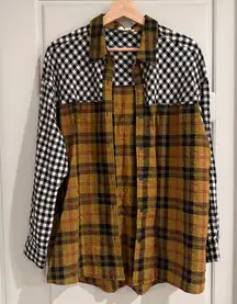 Promesa Reworked Style Graphic Flannel Size Small‎