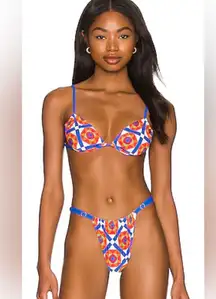 WhoWoreWhat Revolve Underwire Bikini Top and Button Set Both Medium x1249