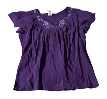 Just My Size Vibrant Purple Top