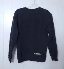 Lululemon Women's Long Sleeve Pullover Sweater Black With Logo