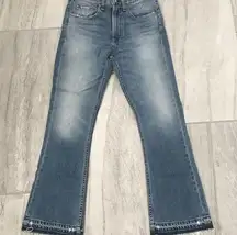 NWT Rag & Bone raw hem crop jeans 23