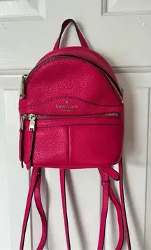 Kate spade mini backpack hot pink backpack with adjustable straps