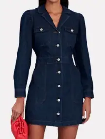 Rails Lisette button down long sleeve denim shirtdress NEW Size Small