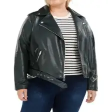 Faux Leather Jacket