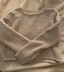 Pink Republic Sweater Knit off white