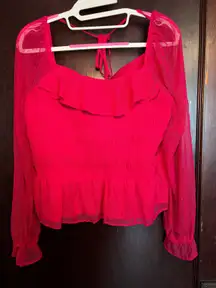 Dark Pink Blouse 