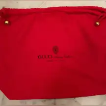 Gucci Authentic Vintage Red Dust Cover Bag