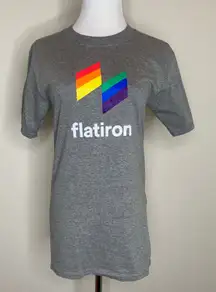 Flatiron Rainbow Pride T Shirt Sz Small
