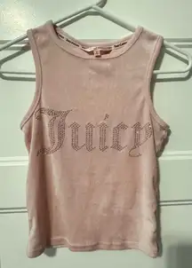 Juicy Couture Velour Pajama Top w/ Rhinestones 
Size Small