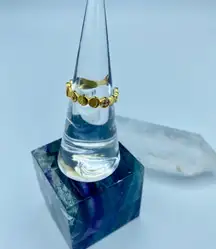 CZ Toe Ring Gold Plated