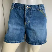 *Y2K* Tommy Hilfiger size 10 mom jean shorts high rise 100% cotton