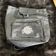 PLANET HOLLYWOOD Embroidered Vinyl  Backpack 15x17 bags purses