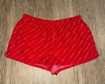 Victoria’s Secret PINK Red Love Pink Boxer PJ Shorts - Large