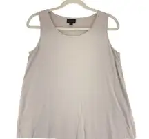 J.Jill  Wearever Womens Size Small Tank Top Jersey Stretch Beige *TINY FLAW