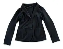 Nordstrom Casual Black Buttoned Lightweight Blazer