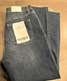 Pistola med wash jeans