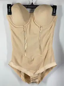 Maidenform Tummy Control Shapewear Bodysuit Convertible Built-In Underwire Bra s