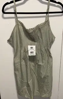 NWT 90’s Pintuck Tie Cami