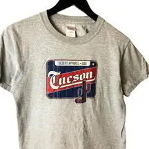 90s Vintage Gildan Tucson Desert Apparel USA T Shirt Graphic Tee Cactus Small S