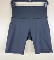 Lululemon Wunder Train Women’s High-Rise Yoga Shorts Size 8 Black with Pockets