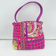 Vera Bradley Very Berry Purple Paisley Over Shoulder Purse Retro Y2K
