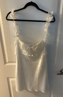 White Lucy in the Sky Dress Mini