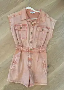 Fate NWOT Orange Romper