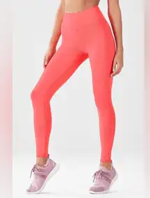 Fabletics Define PowerHold® High-Waisted 7/8 Legging in pop coral