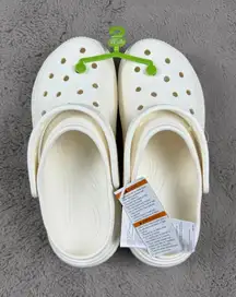 NWT Crocs Crush Clog Women's Size 10 Men's 9 White Platform Comfort Shoes‎