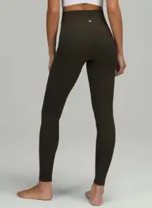 Lululemon Align High Rise Pant Leggings with Pockets Dark Olive Green Size 2 NWT