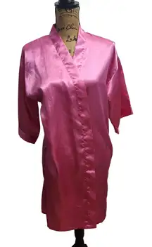 Kimono Robe Short Pink Lightweight Sleepwear Loungewear‎ Small