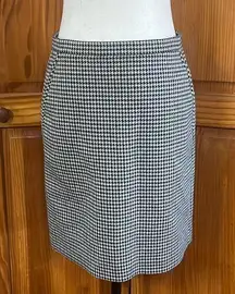 Anne Klein Houndstooth Pencil Skirt