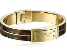 MICHAEL KORS TORTOUISE AND GOLD BRACELET