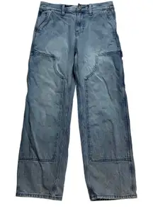 Pacsun Baggy Carpenter Jeans Light Wash Denim Women's Size 28x30
