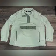 Lands’ End Green Pullover Fleece Jacket