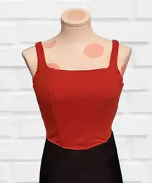 NWOT Georgie x Petal and Pup Orange Corset