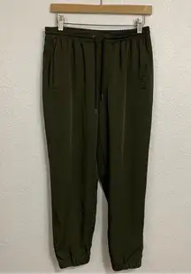 Shinestar Forest Green Windbreaker Pull On Jogger Pants Size M