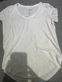 white v-neck t-shirt