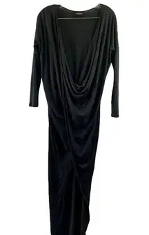 Audrey Women's Black Twist Low Front Top