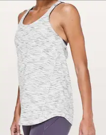 Lululemon Moment to Movement Bra Tank Size 8 Gray White