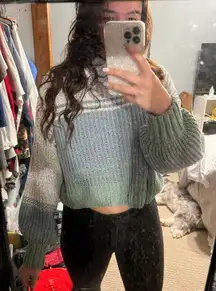 Turtle Neck Crop Sweater 