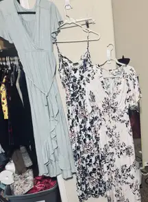 Motherhood & Isabel Size S/M Maternity Dress Bundle Lot of 3 Nursing Maxi