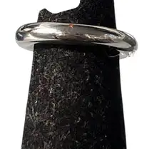 Calvin Klein Stainless Steel Polished Band Ring Stack Size 5 New With Tags