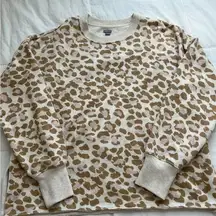 Aerie Cheetah Print Crewneck