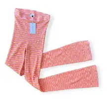 Lovers + Friends Mara Knit Pants Pink Space Dye